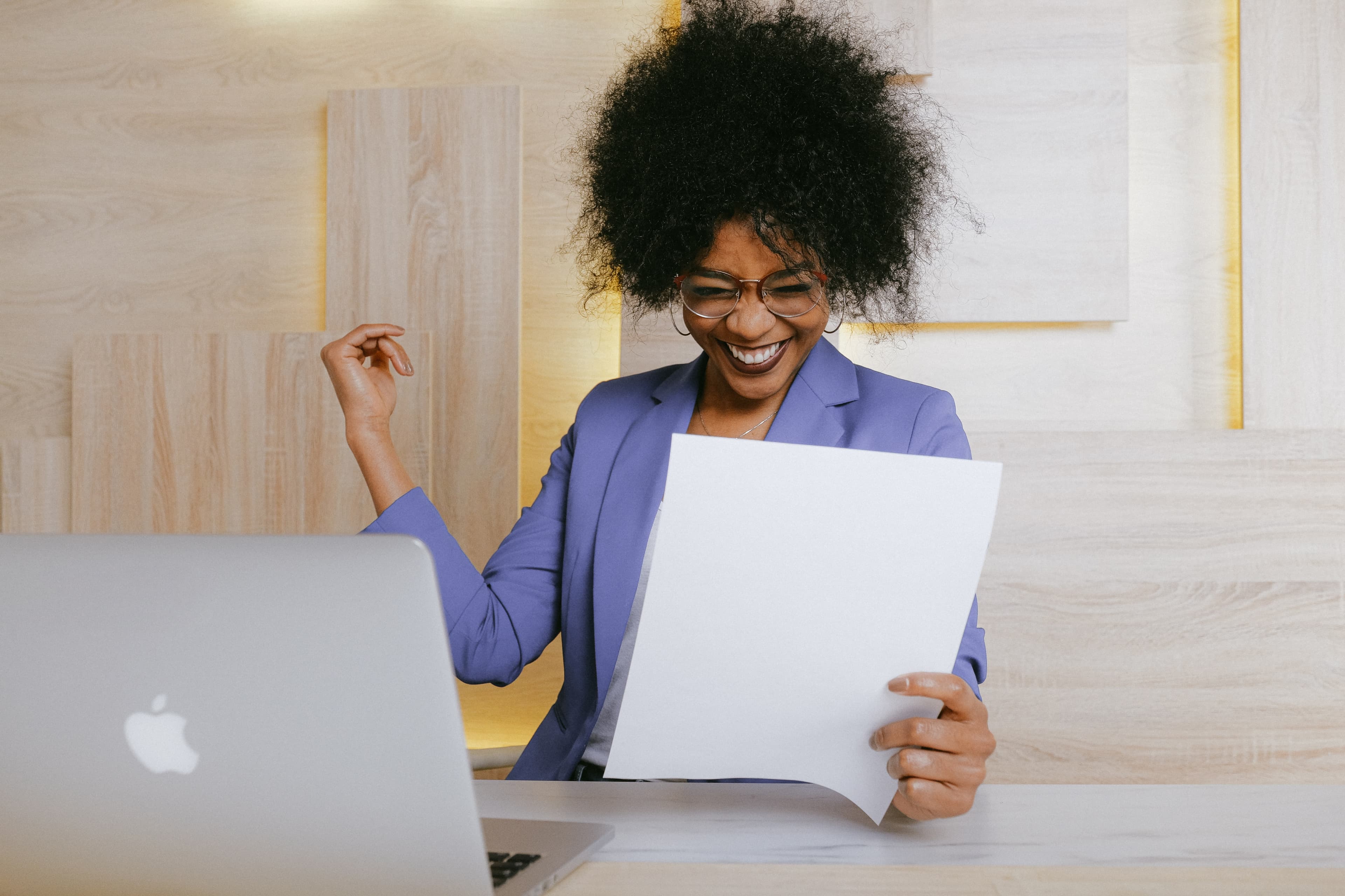 woman succeeding in business using SEO on her website