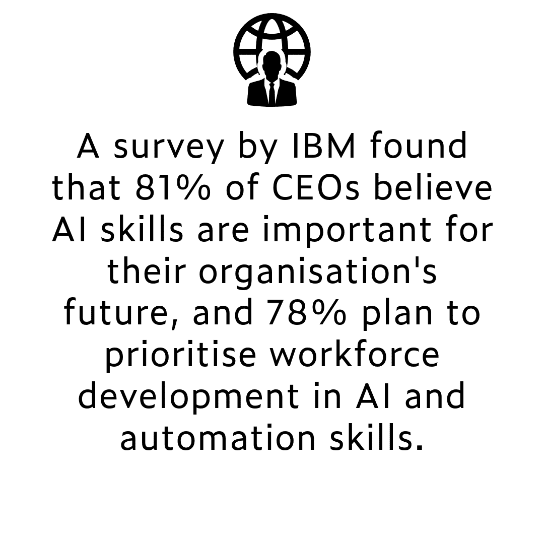 CEO AI and Automation Infographic